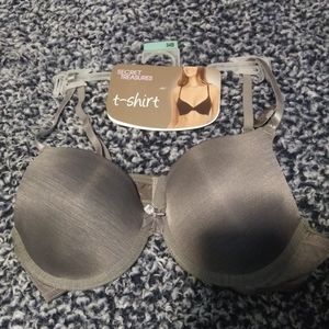 🌞NWT! Grey/silver t-shirt bra 34B